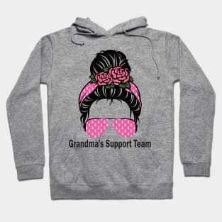 Grandma's support team..breast cancer awareness.. Hoodie